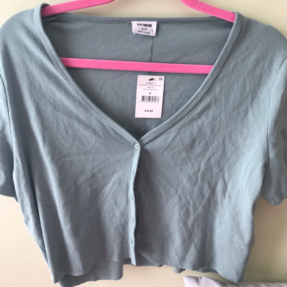 Cotton On Button T-Shirt